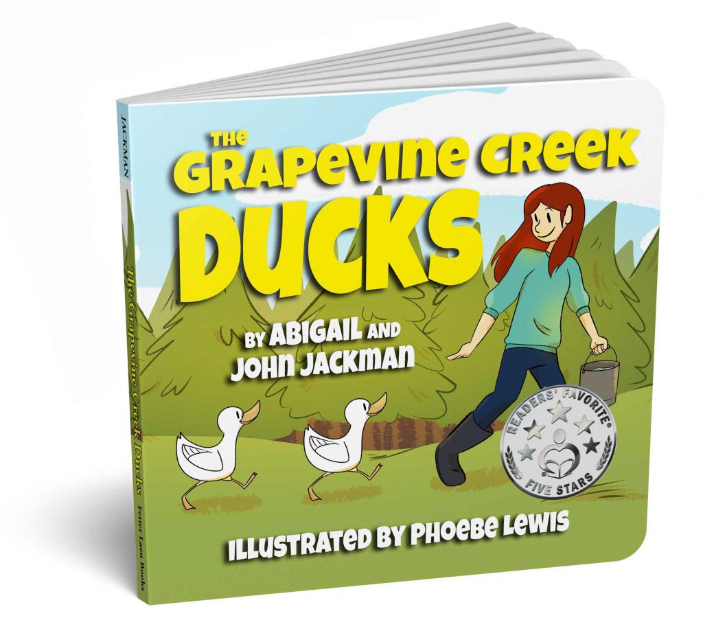 Cover of children's book "The Grapevine Creek Ducks"